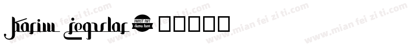 Karim Regular字体转换